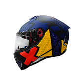 CASCO MT REVENGE 2 LIGTH AZUL BLANCO