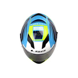 CASCO LS2 320 STREAM LETAILS AZUL AMARILLO