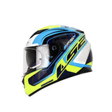 CASCO LS2 320 STREAM LETAILS AZUL AMARILLO