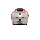 CASCO SPARTAN DRAKEN COUGAR ROSA FLUOR-BRILLO